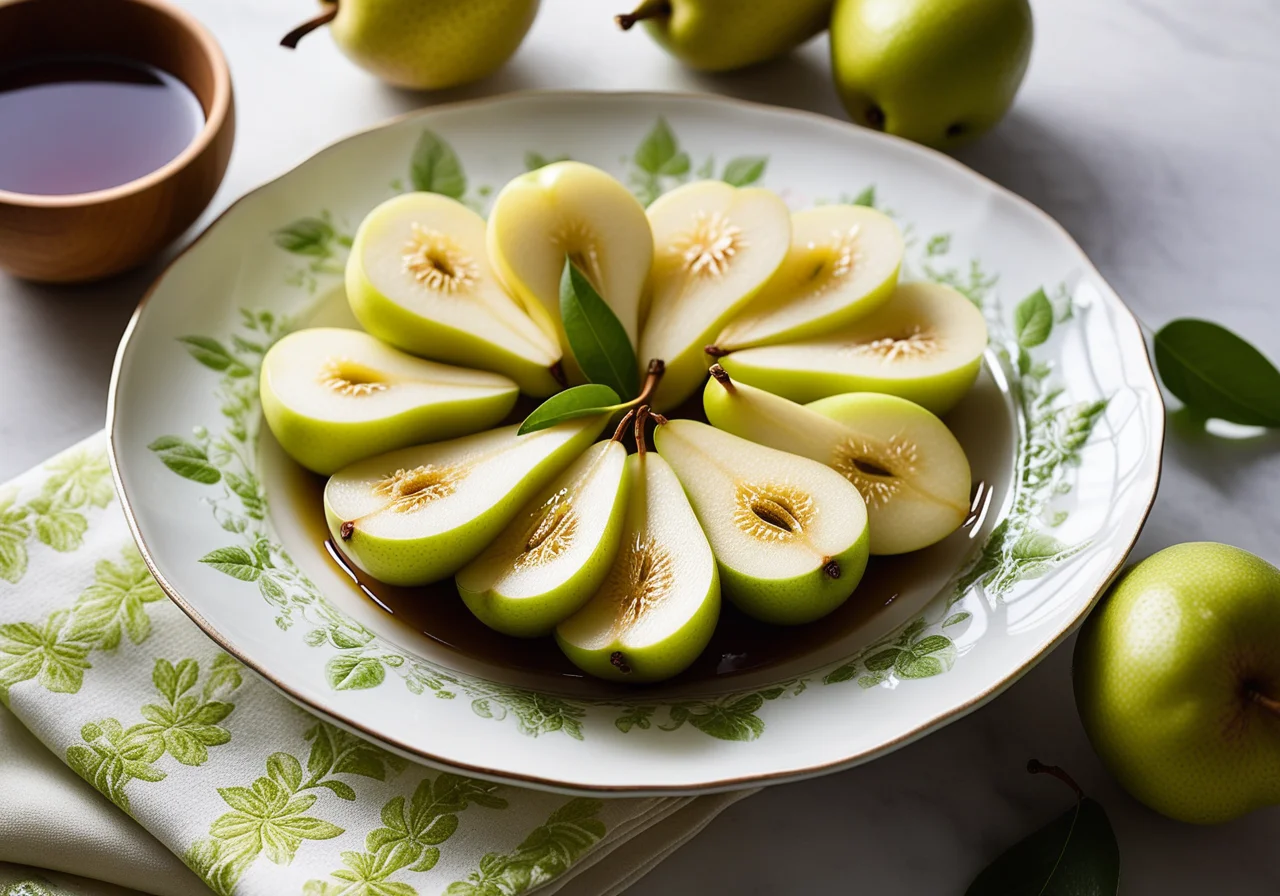 Nashi Pear with Syrup