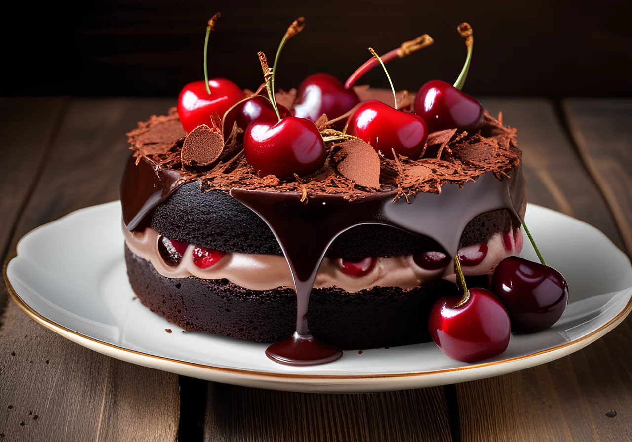 Chocolate Cherry Cake