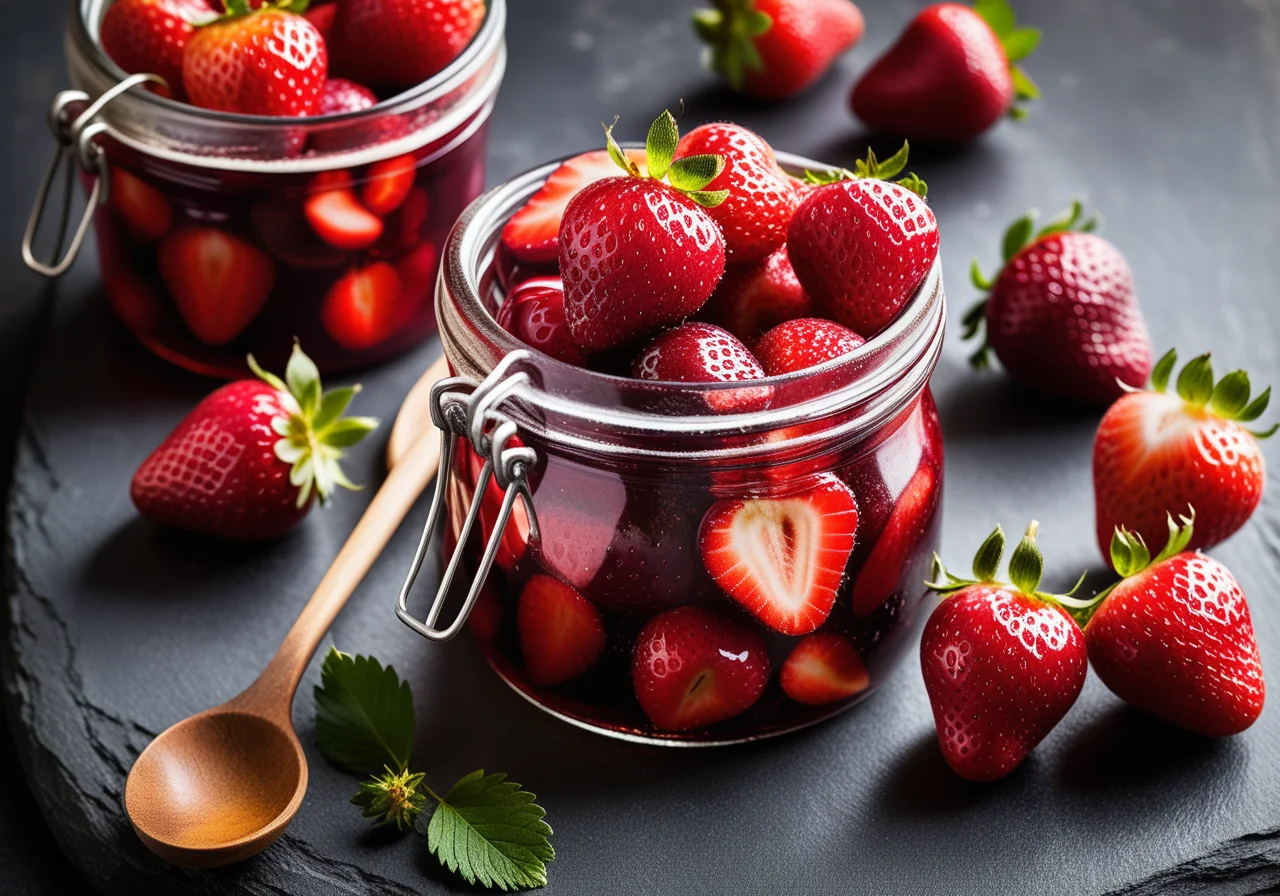 Pickled Strawberries