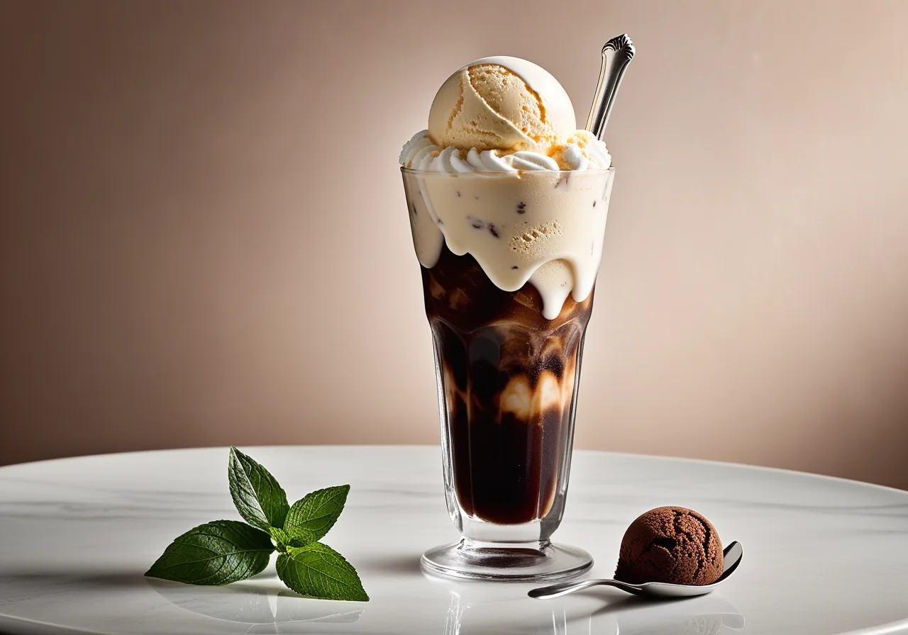 Root Beer Float (Wurzelbier mit Vanilleeis, USA)