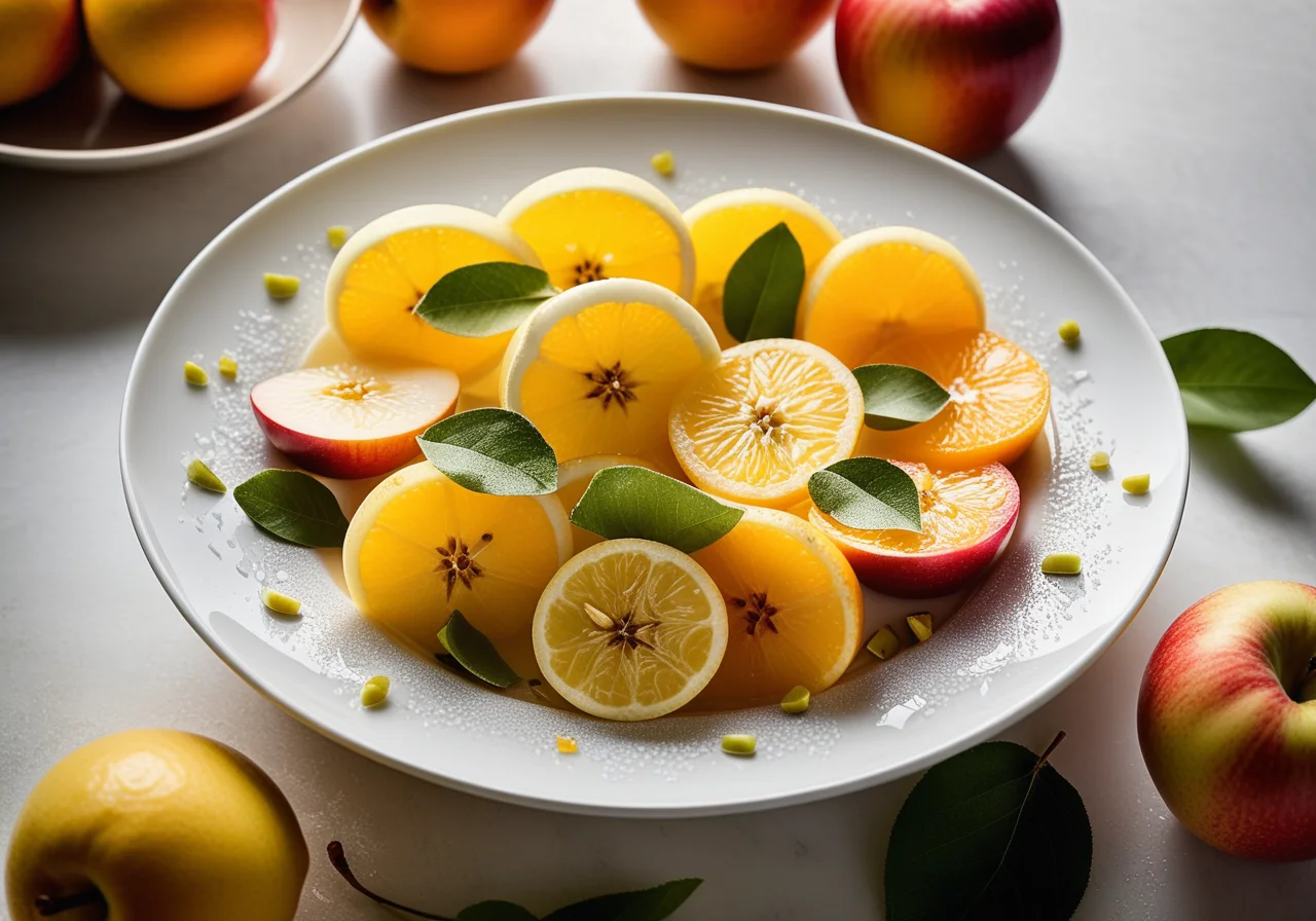 Icy Orange Salad with Apples