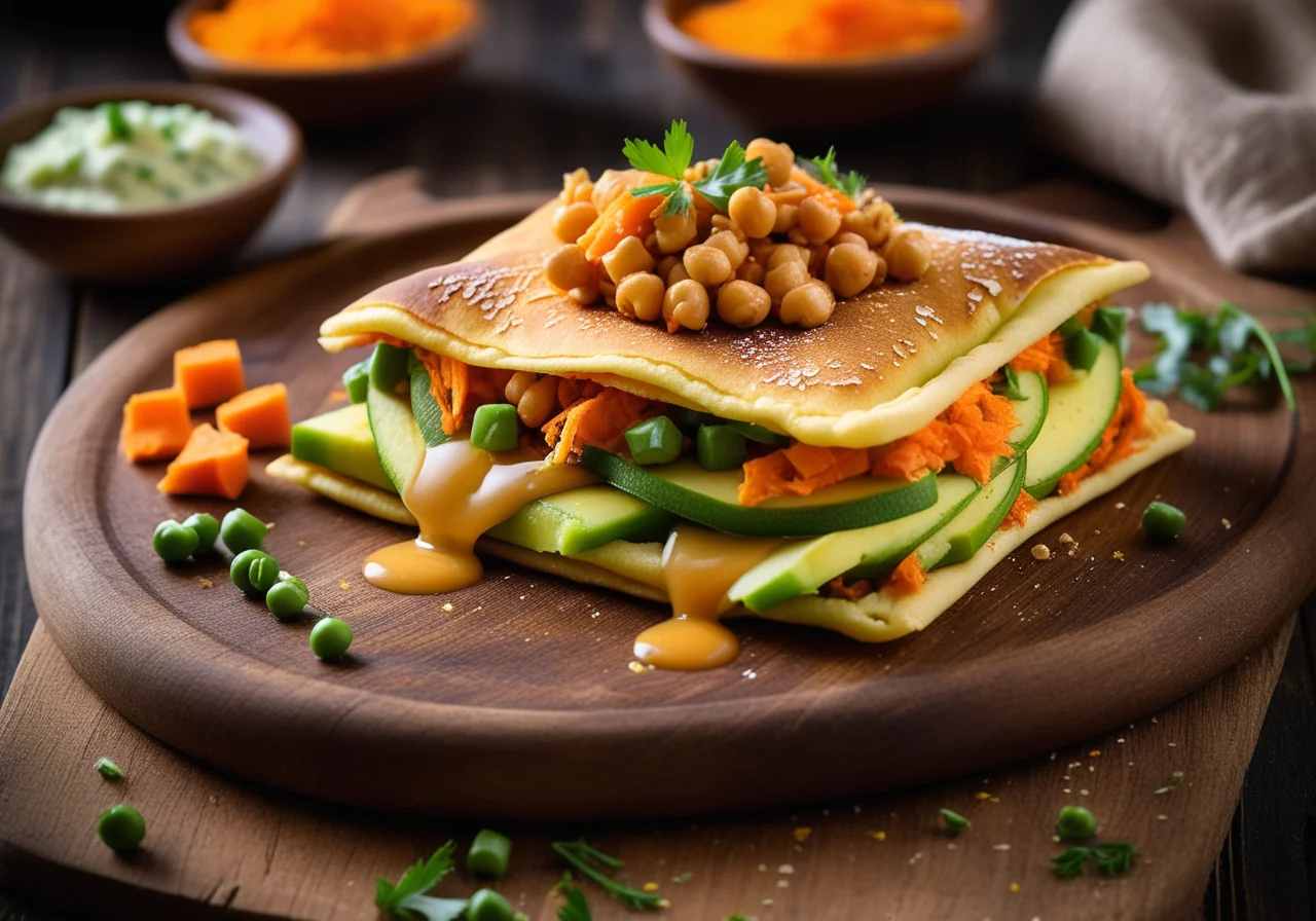 Stuffed Pancake Pockets