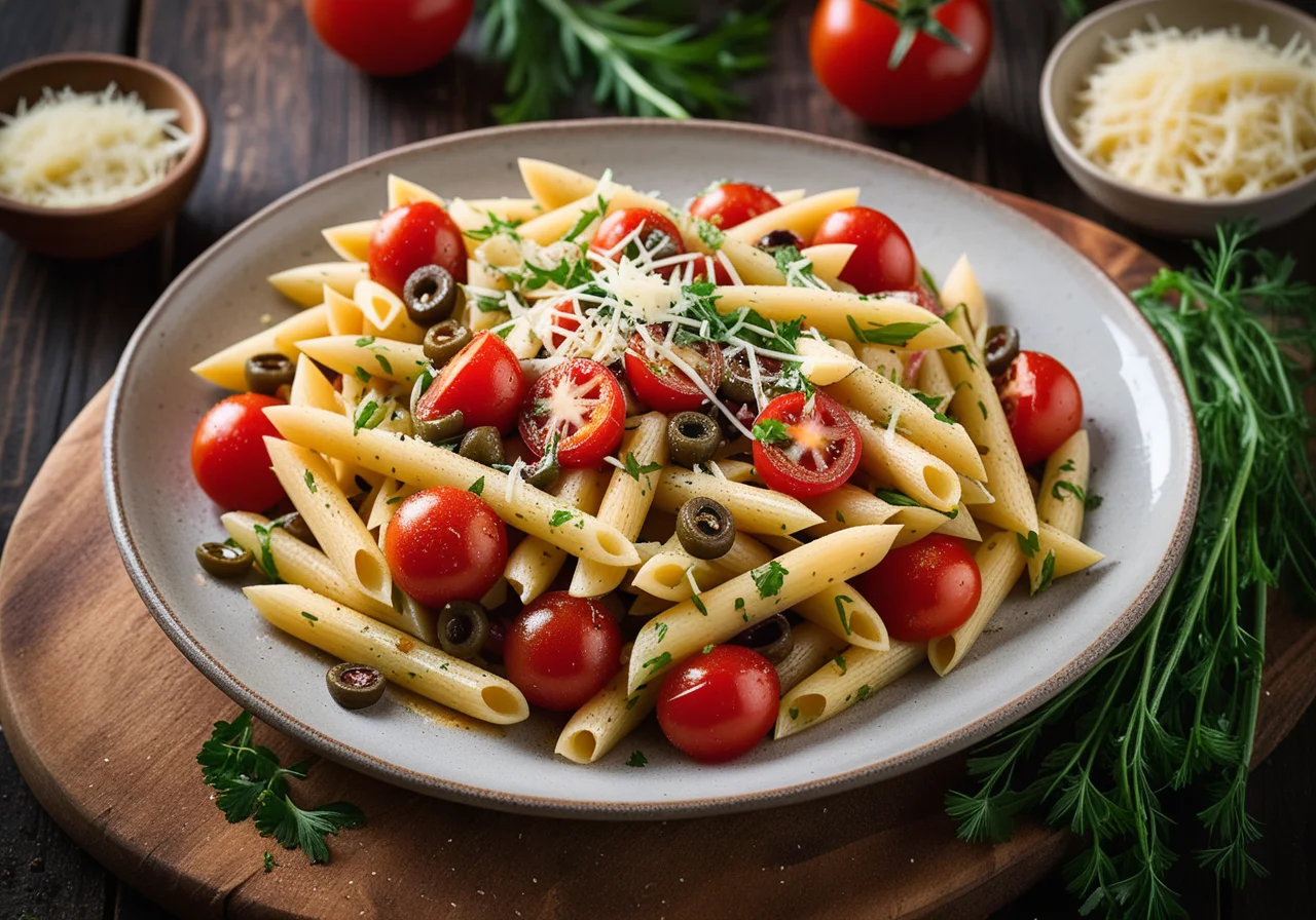 Pasta with Vegetables and Anchovies