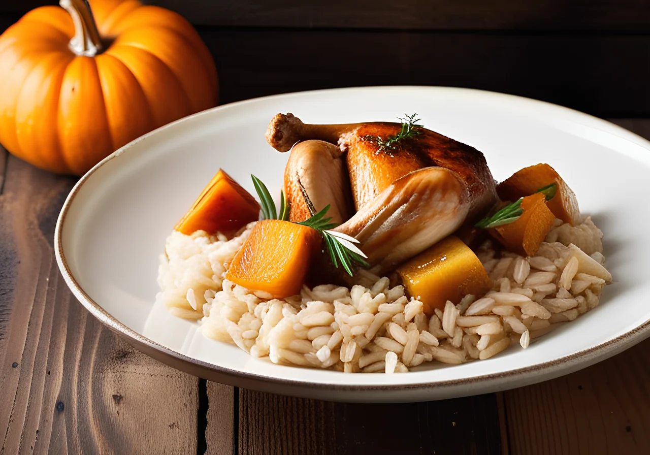 Chicken – Braised with Pumpkin