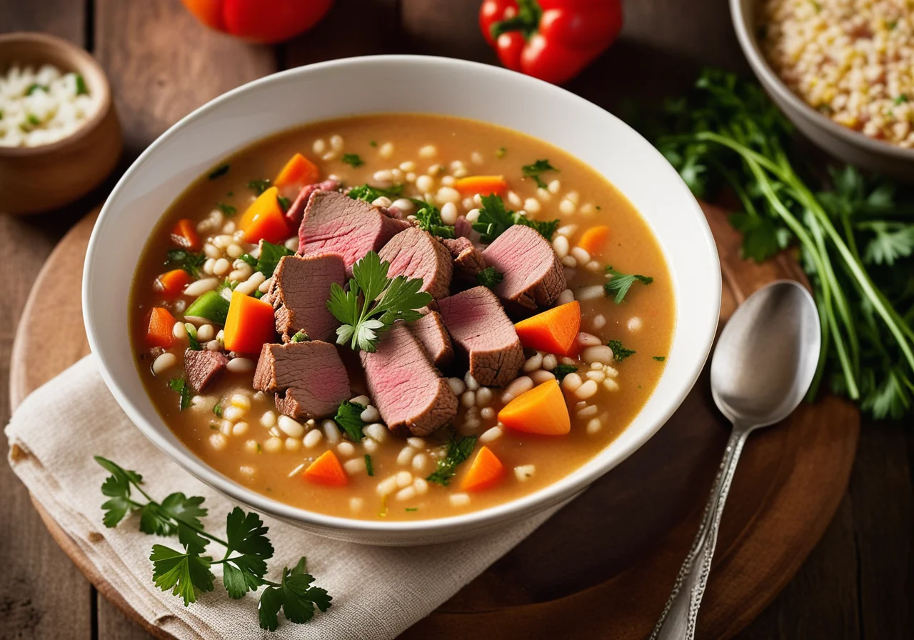 Graupen-Gemüsesuppe