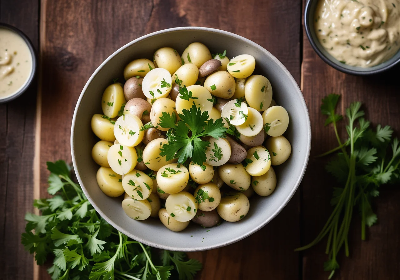 Salad of Pickled Mushrooms