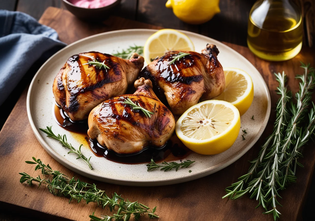 Grilled Chicken Thighs