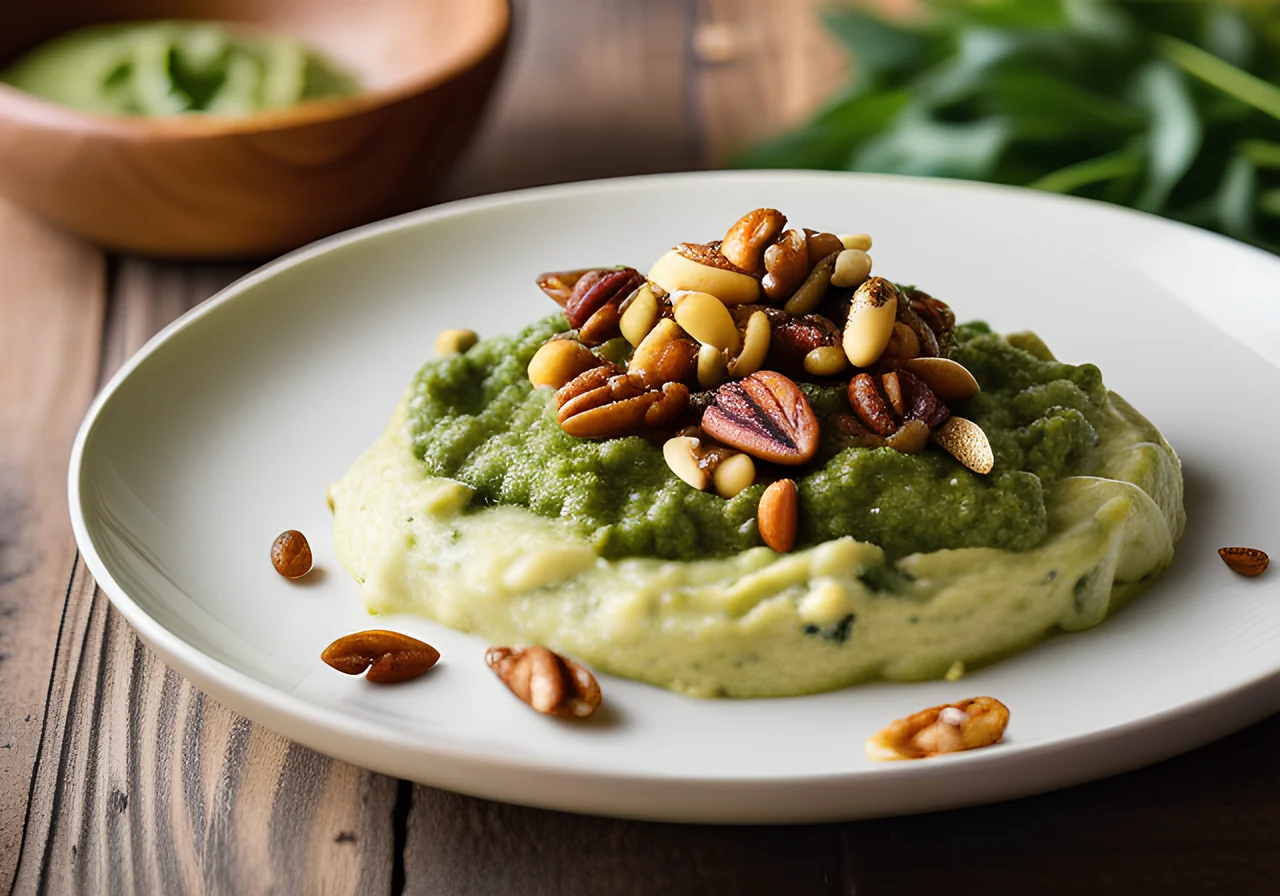 Potato Mash with Wild Garlic Pesto