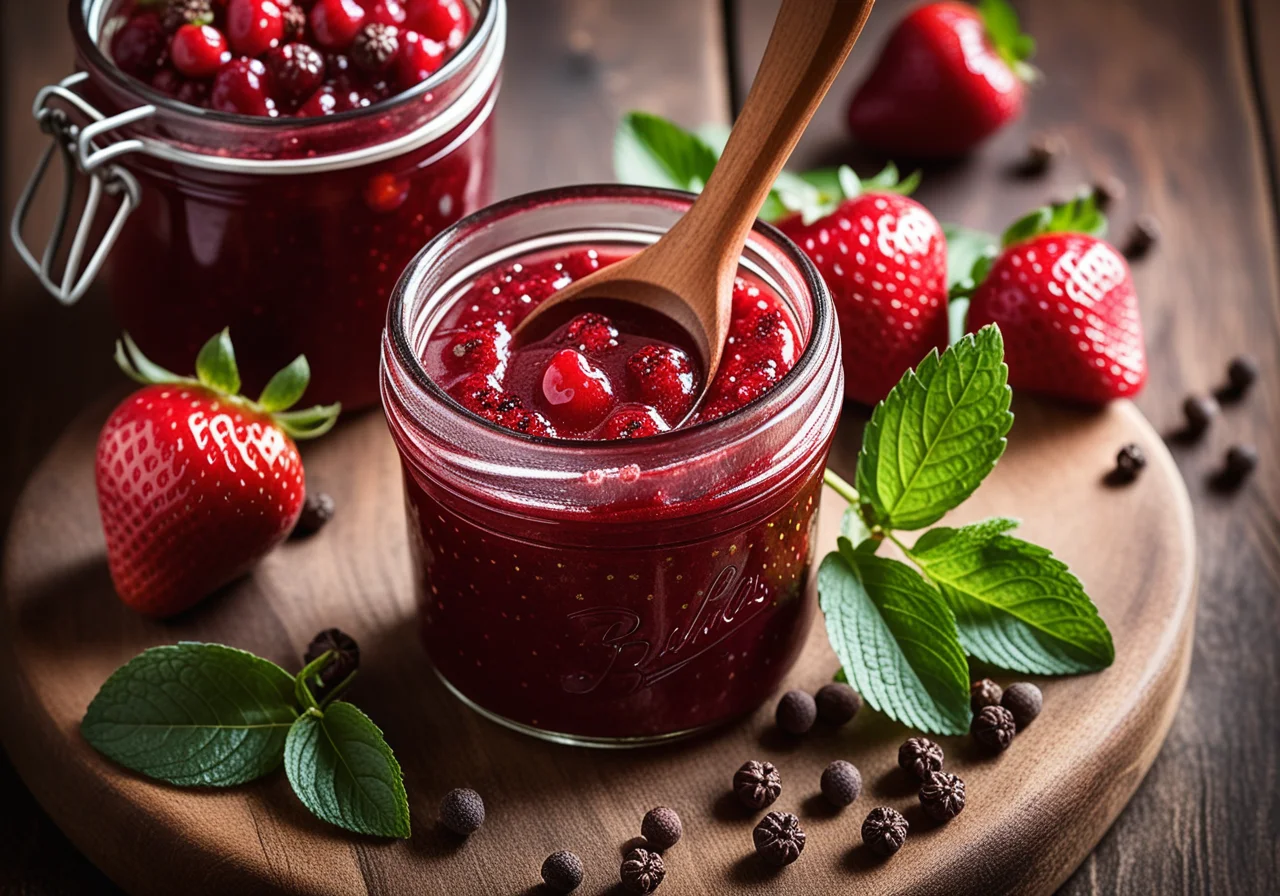 Strawberry Peppercorn Jam