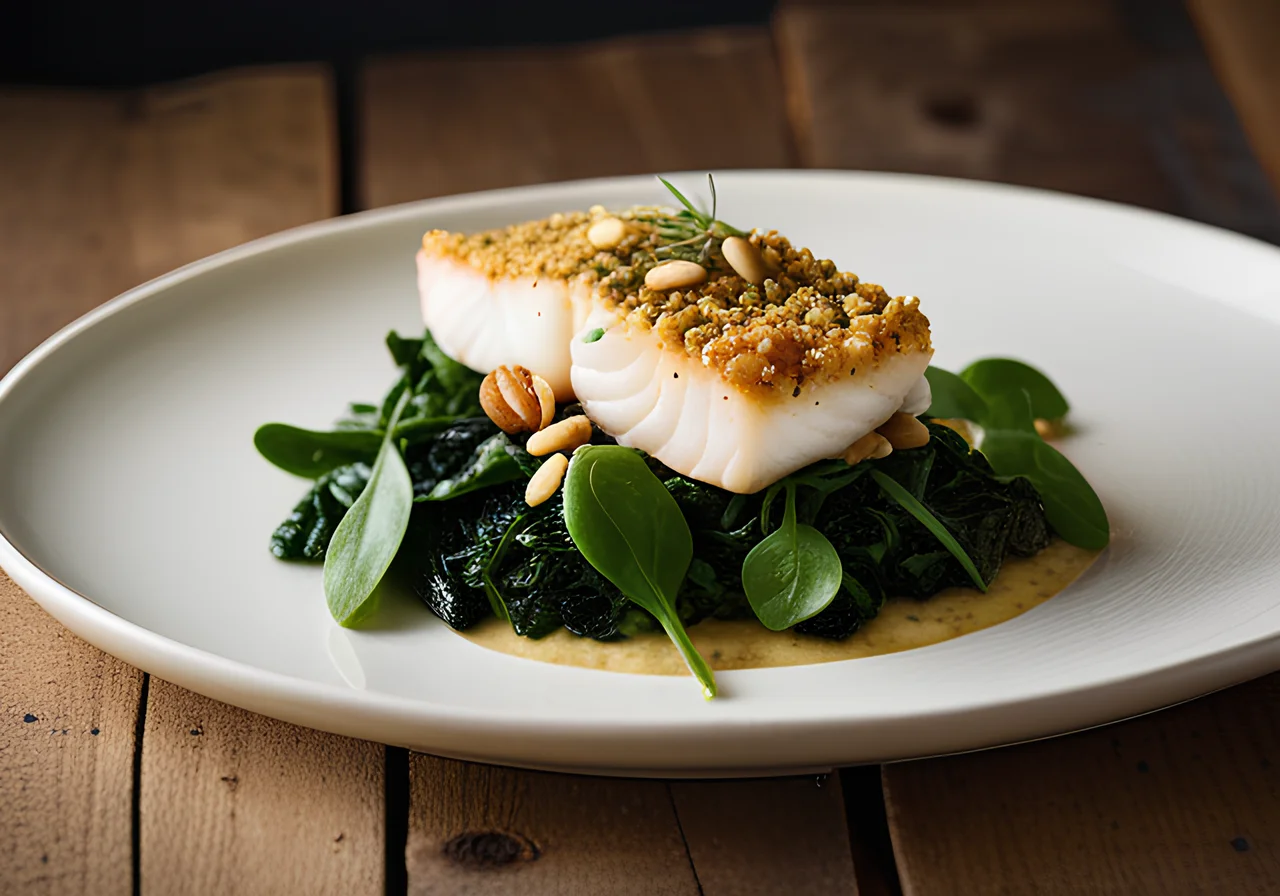Cod with Nut Crust
