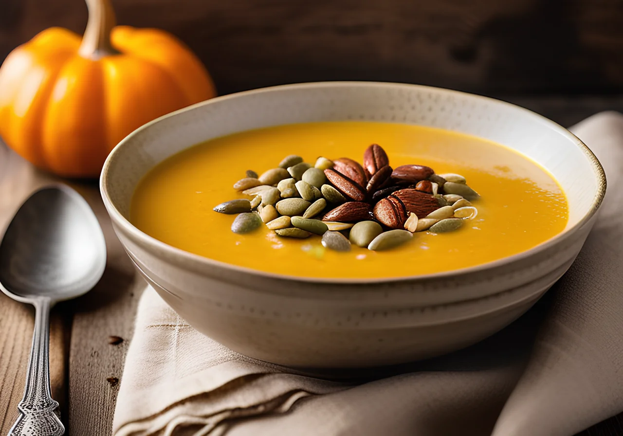 Pumpkin Coconut Milk Soup