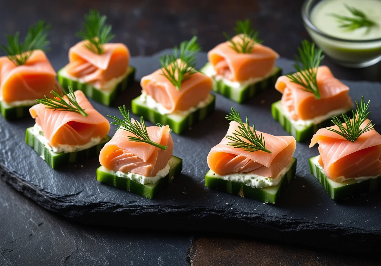 Smoked Salmon Cream Cheese Bites