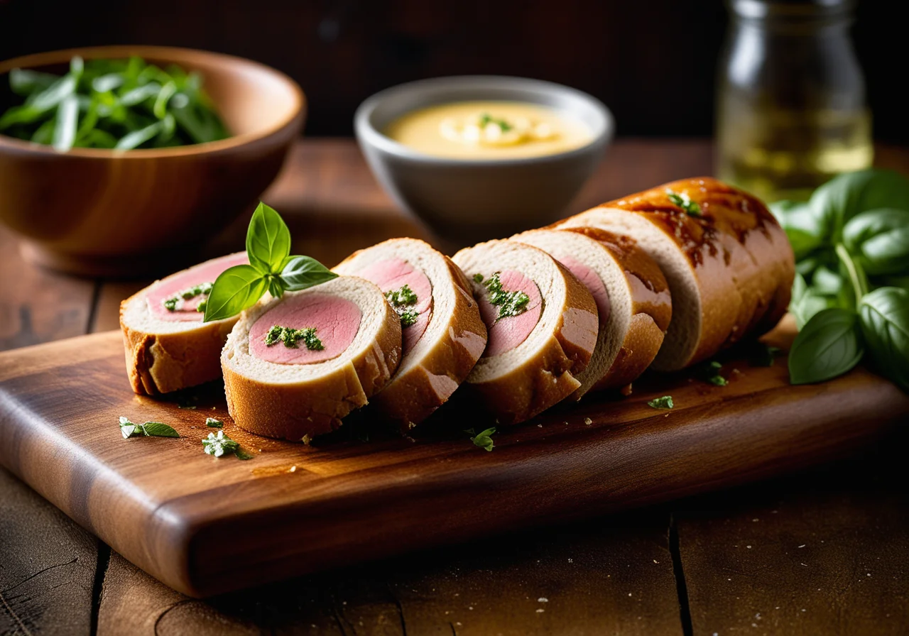 Pork Tenderloin Wrapped in Ham