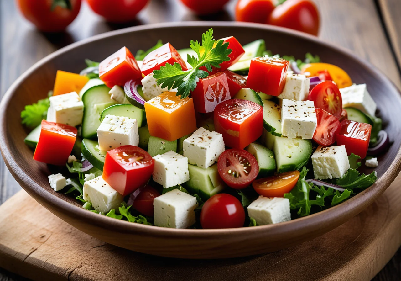 Colorful Feta Salad