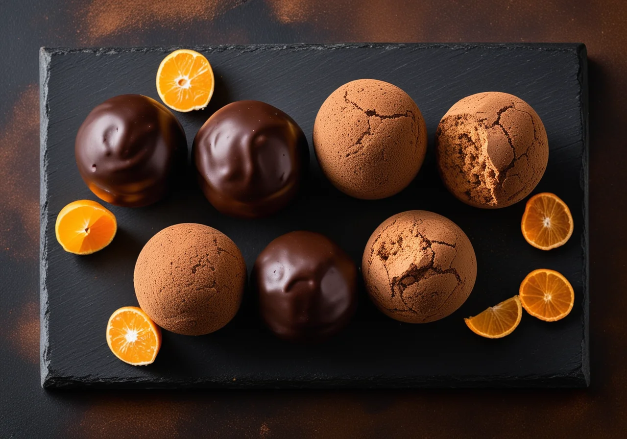 Various Chocolate Truffles