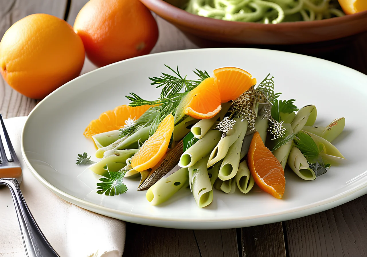 Pasta with White Asparagus