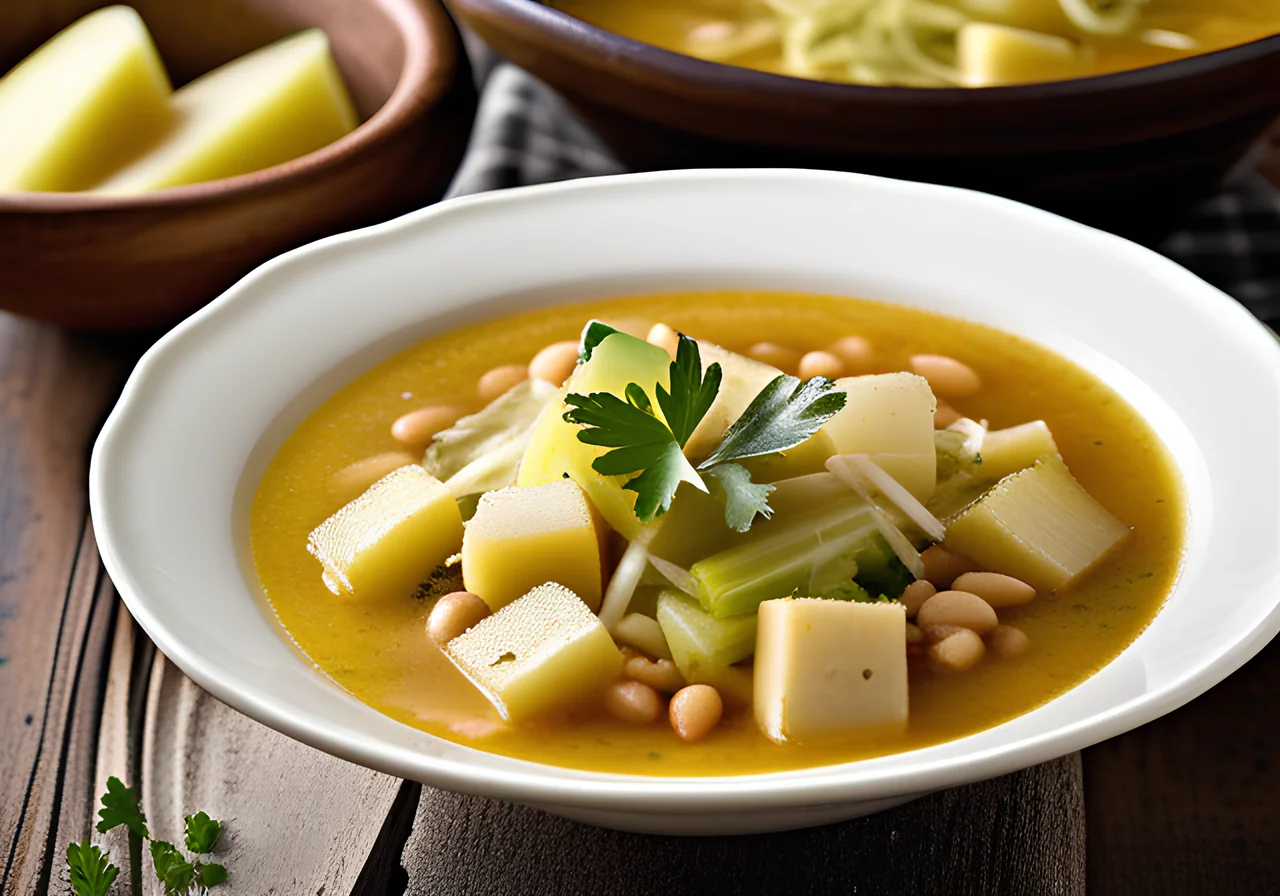 Simple Minestrone with Potatoes