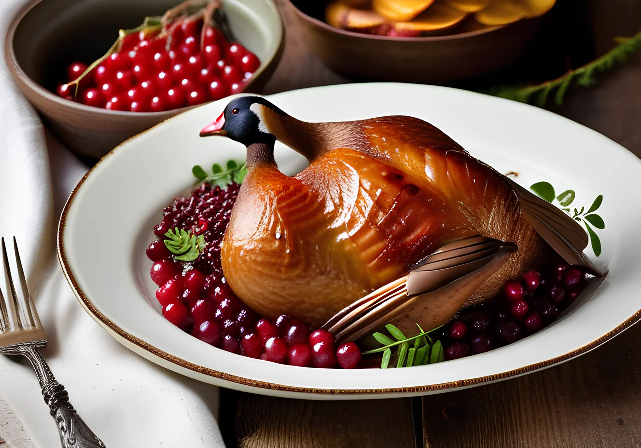 Crispy Roasted Goose