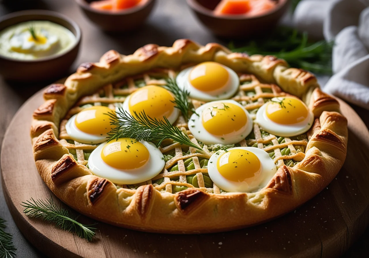 Smoked Fish-Leek Pastry