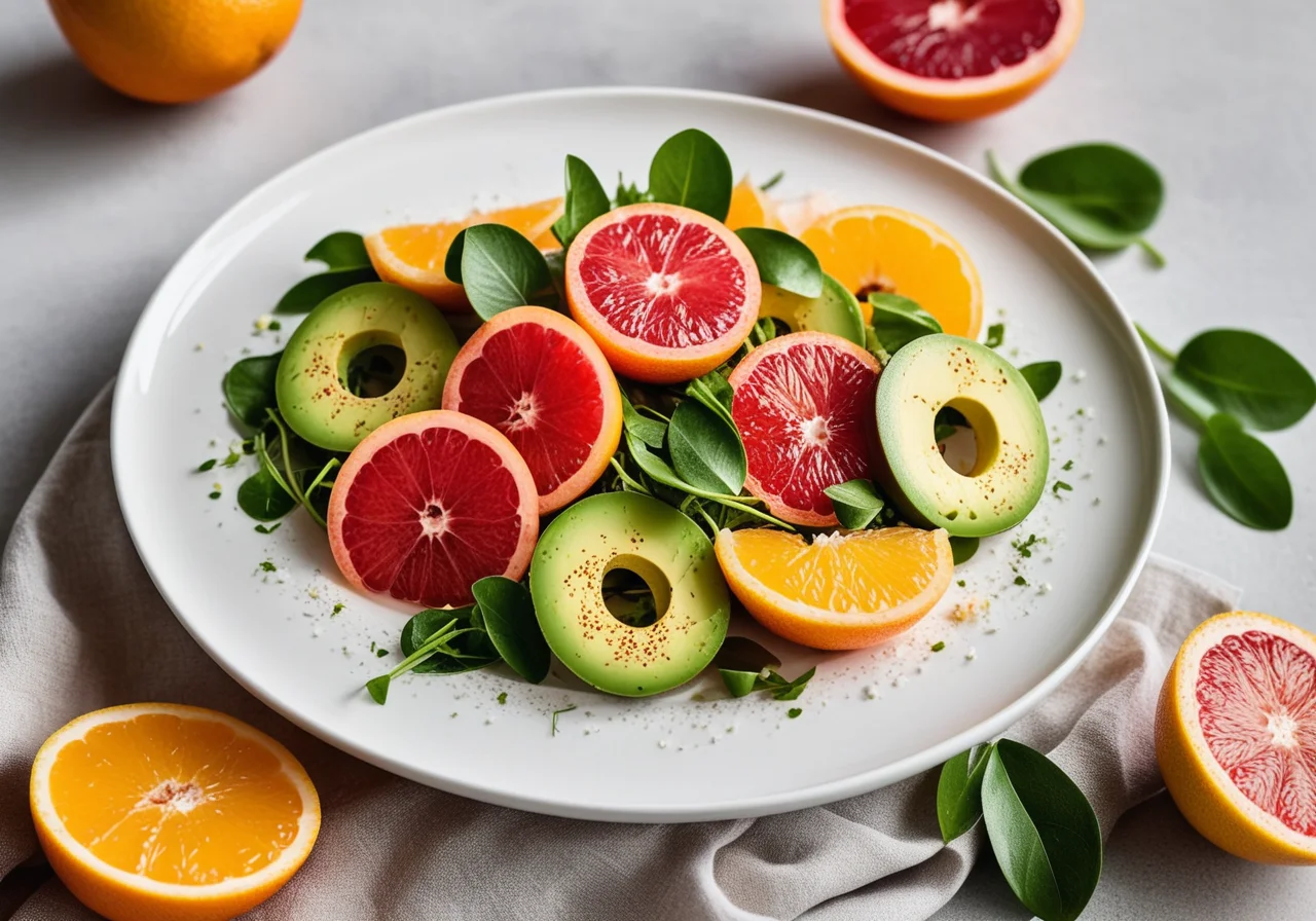 Grapefruit-Avocado Salad
