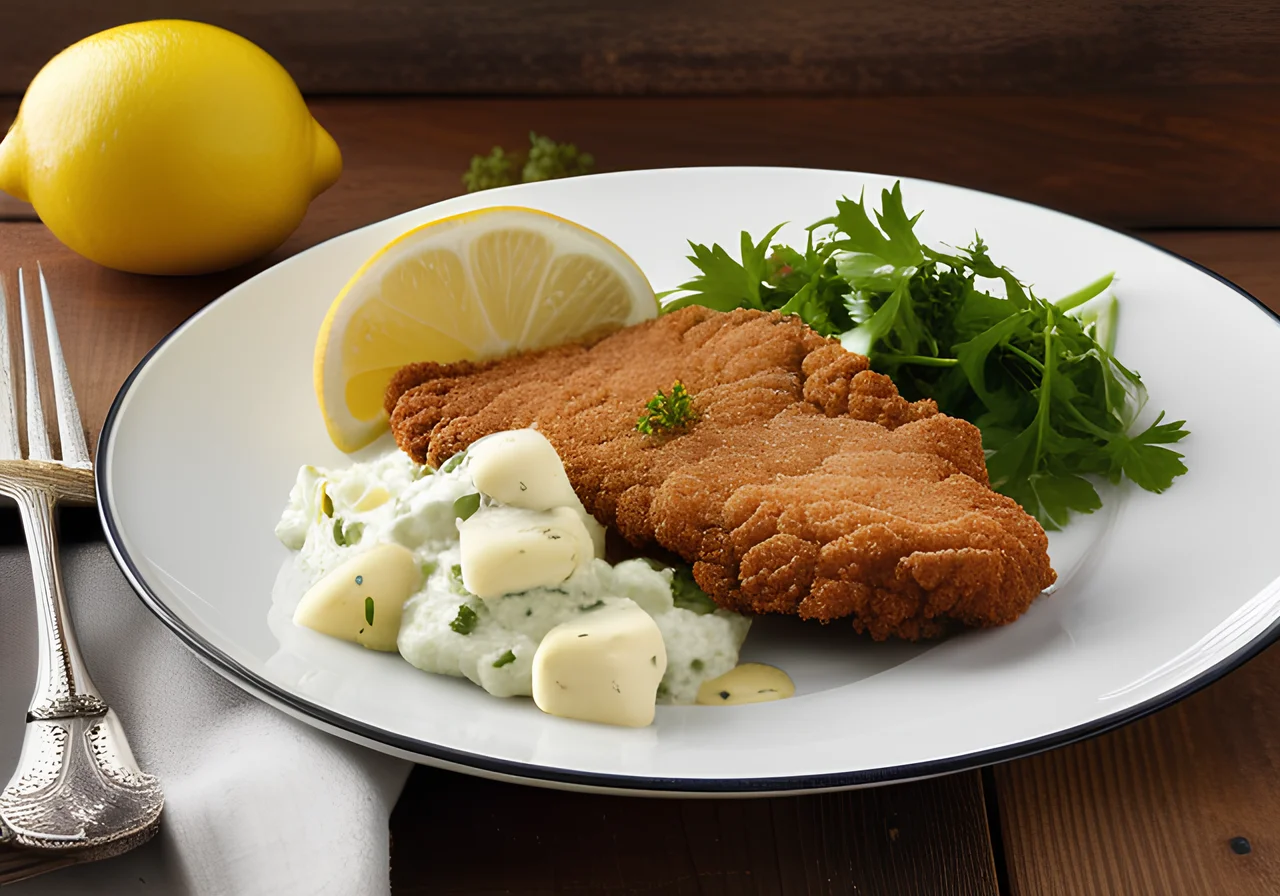 Vienna-Style Schnitzel with Potato Salad