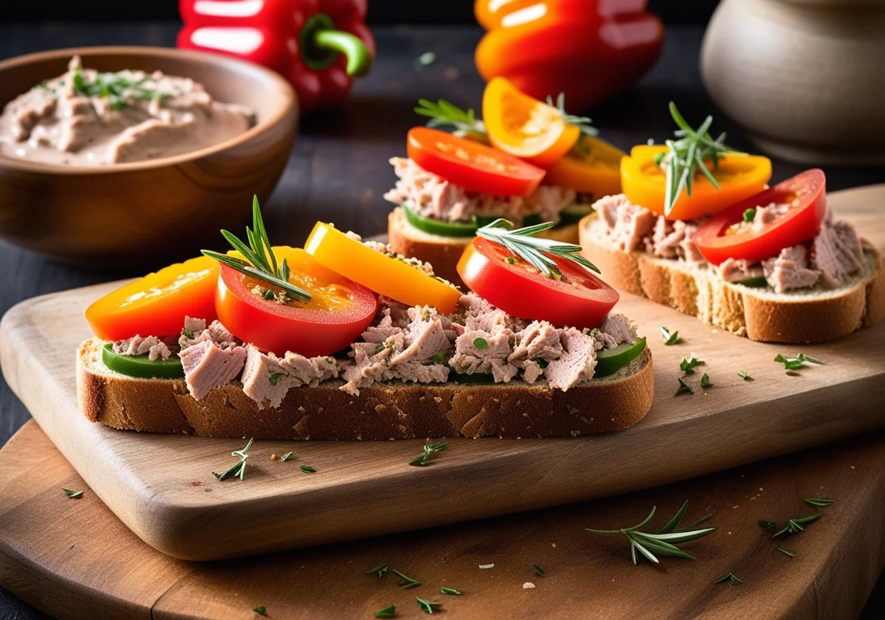 Tuna Sandwich with Olives and Tarragon
