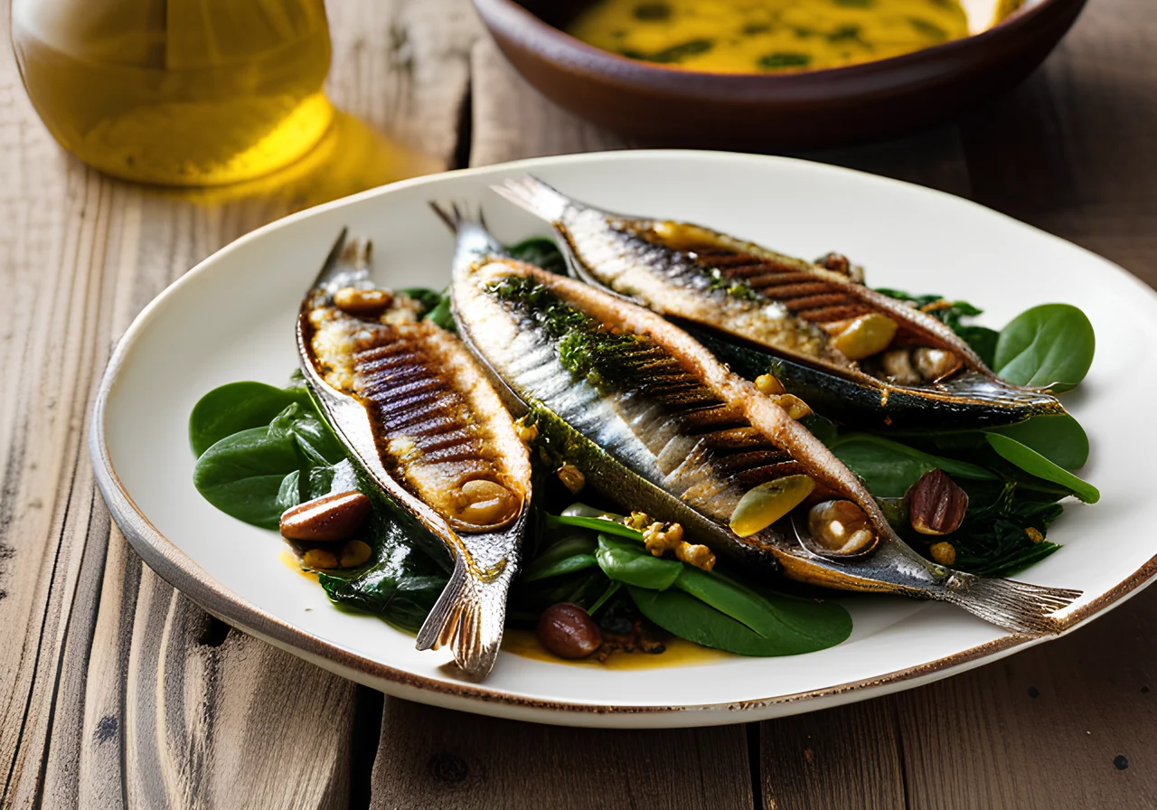 Portuguese Grilled Sardines