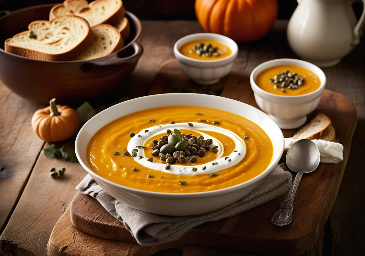 Vegetarian Pumpkin Vegetable Soup