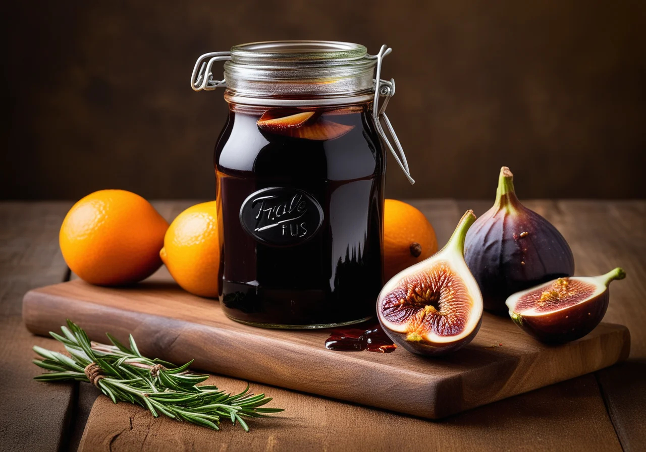 Balsamic Vinegar with Figs and Herbs