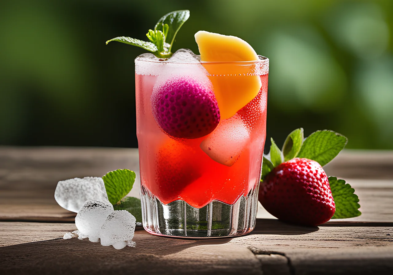 Strawberry Passionfruit Cocktail