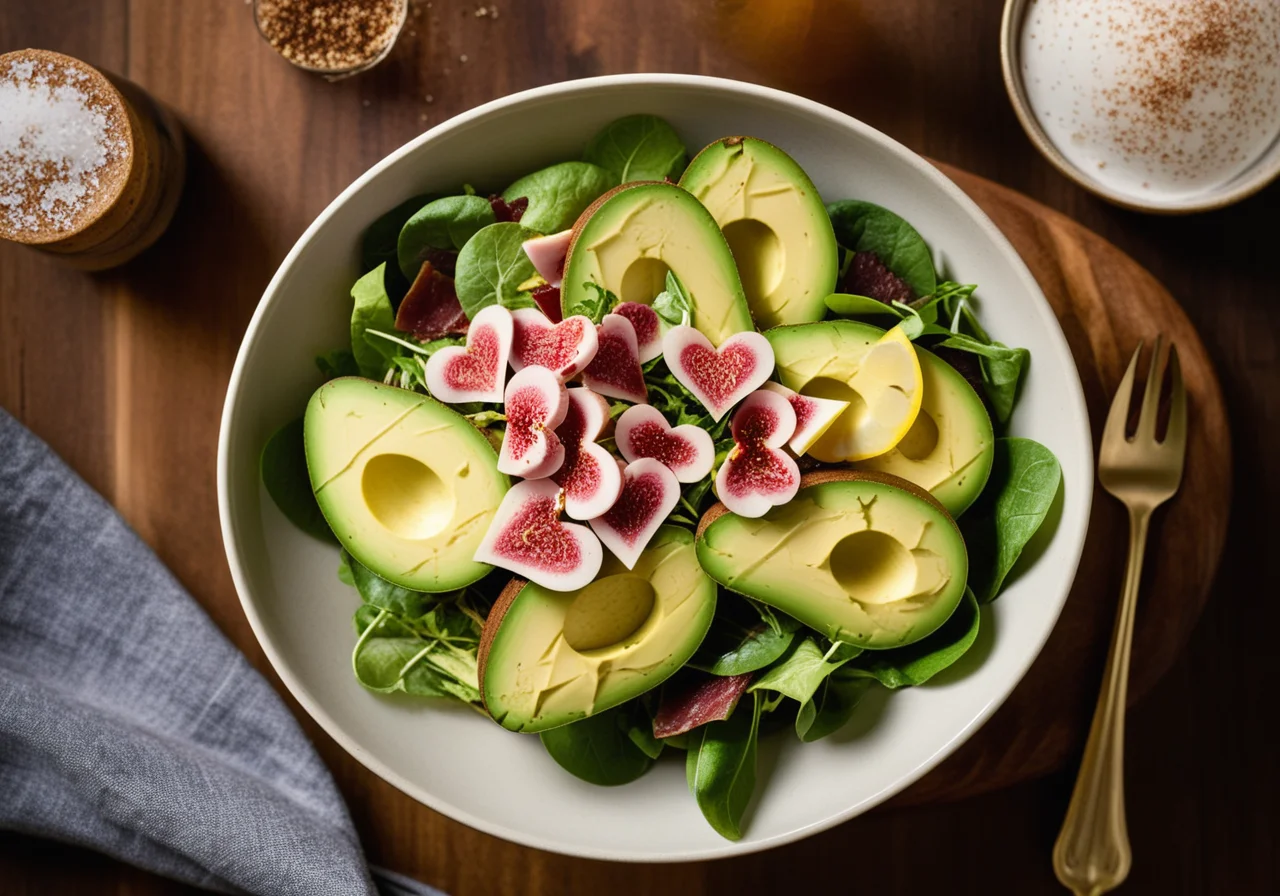 Avocado Salad for Valentine's Day