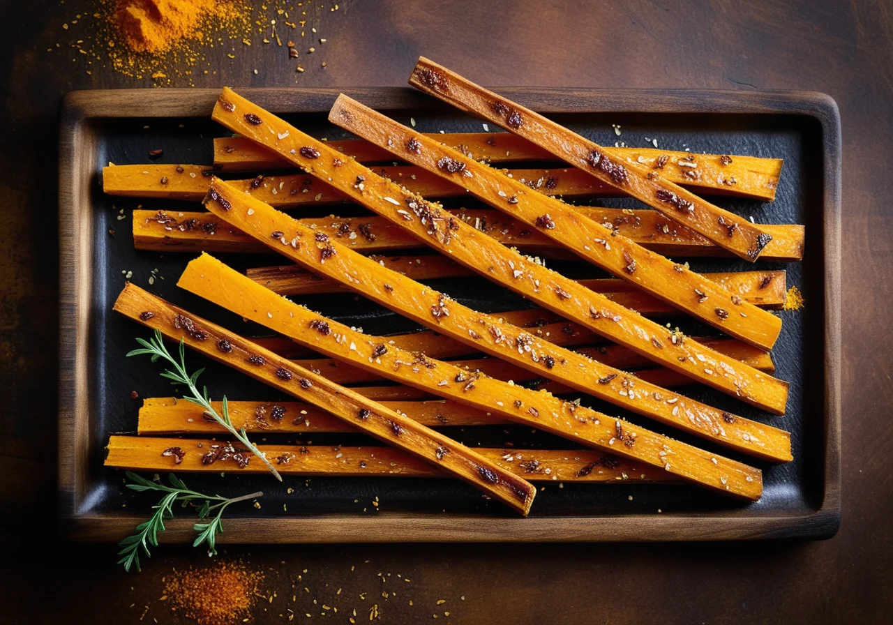Baked Pumpkin Sticks