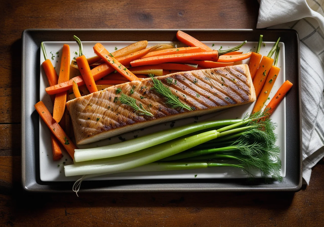 Lake Trout with Vegetables