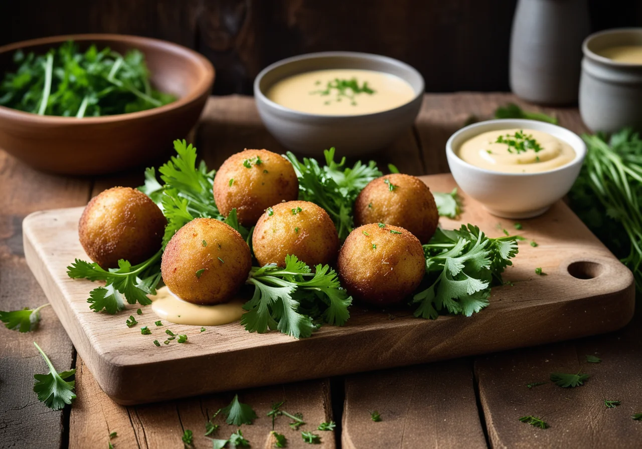 Kohlrabi-Kartoffel-Bällchen
