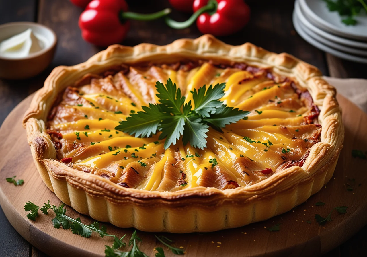 Blätterteig-Räucherfisch-Pie