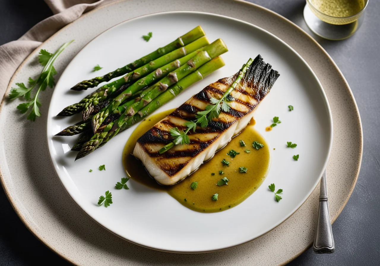 Seezunge with Olive Sauce