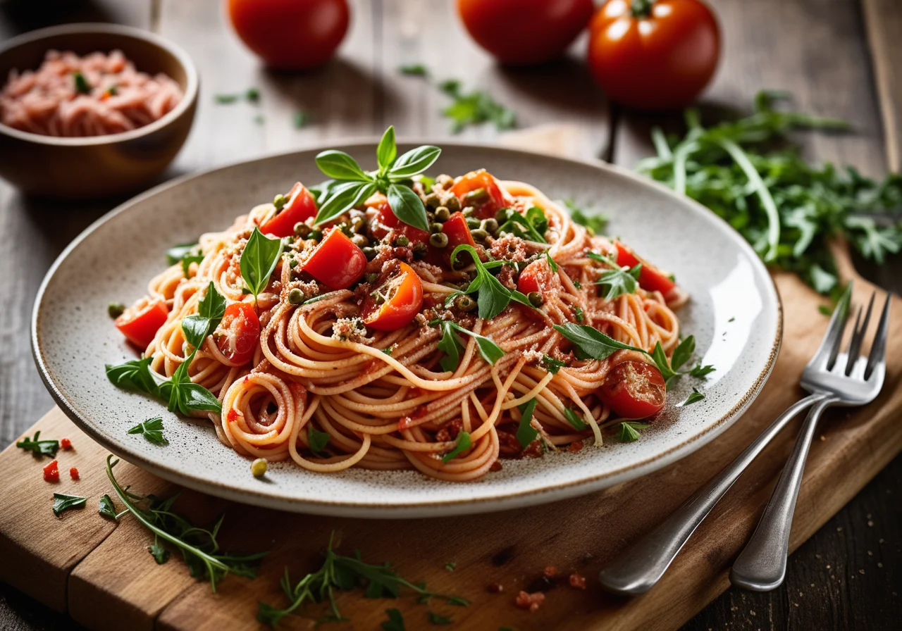 Pasta with Tuna and Capers