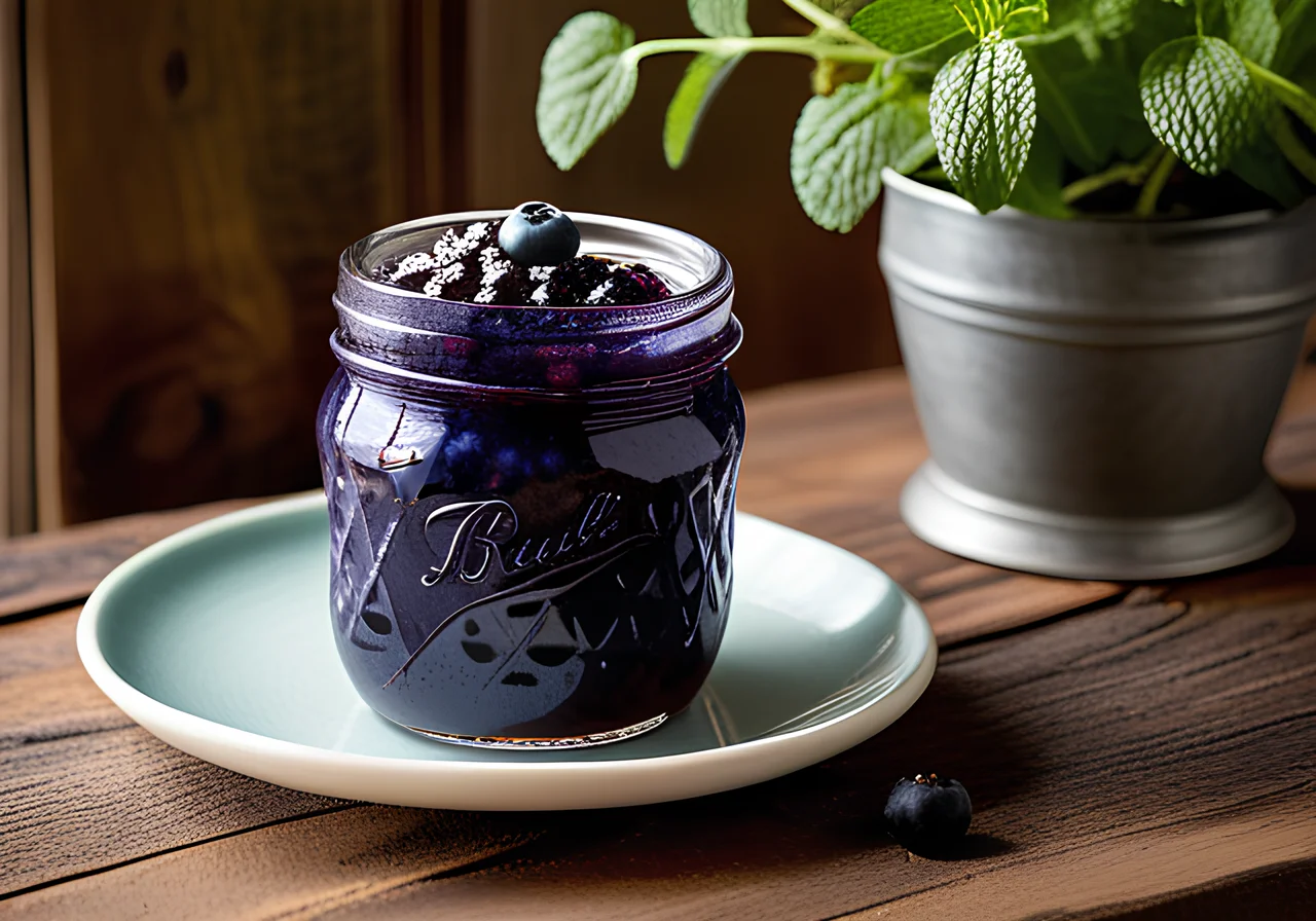Blueberry Chia Jam with Vanilla