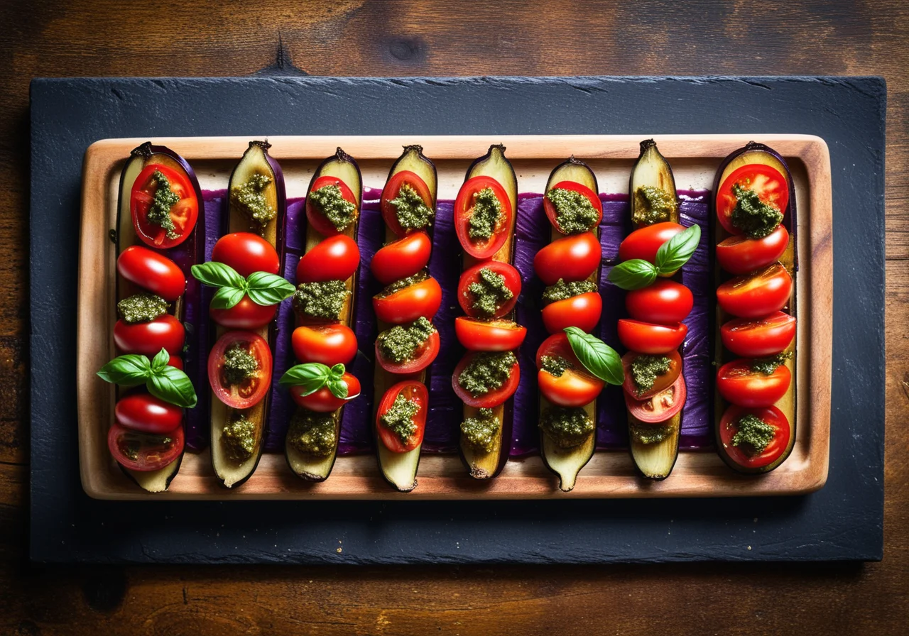 Eggplant Tomato Antipasti