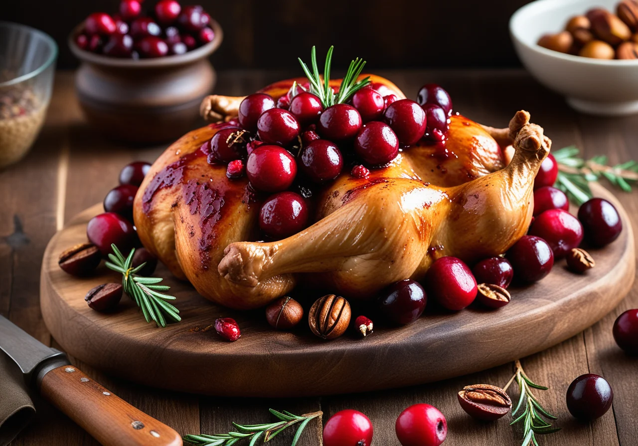 Cranberry Chestnut Chicken