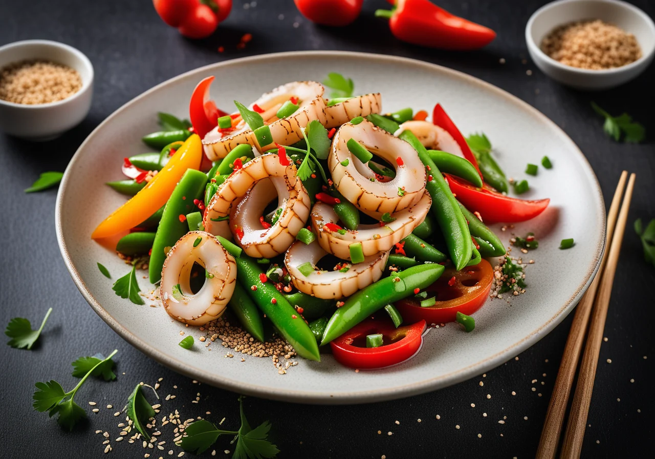 Squid with Vegetables