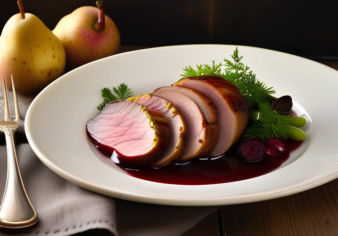 Goose Breast with Sides