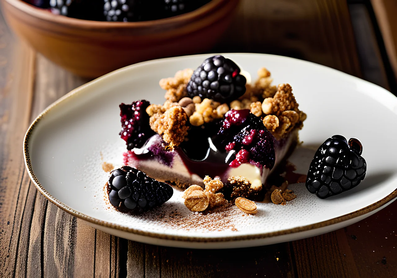 Berry Chocolate Crumble