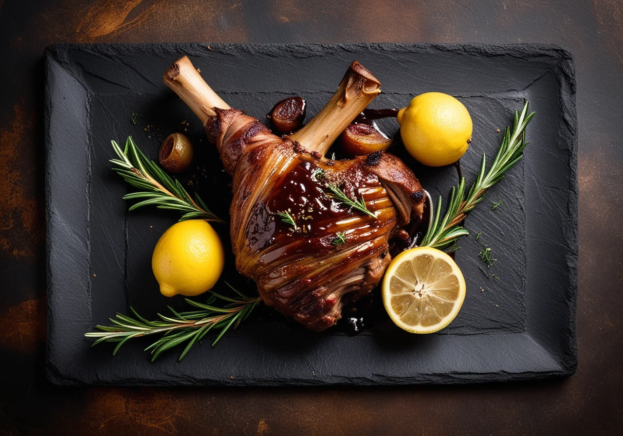 Lamb Shank Roast with Rosemary