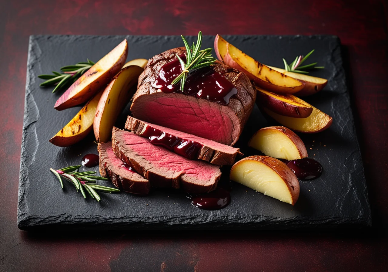 Roastbeef with Potatoes