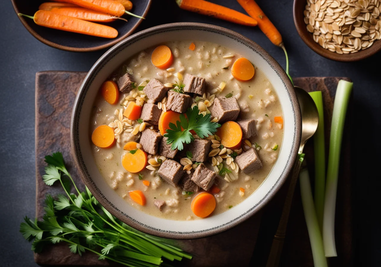 Scottish-Style Oatmeal Soup