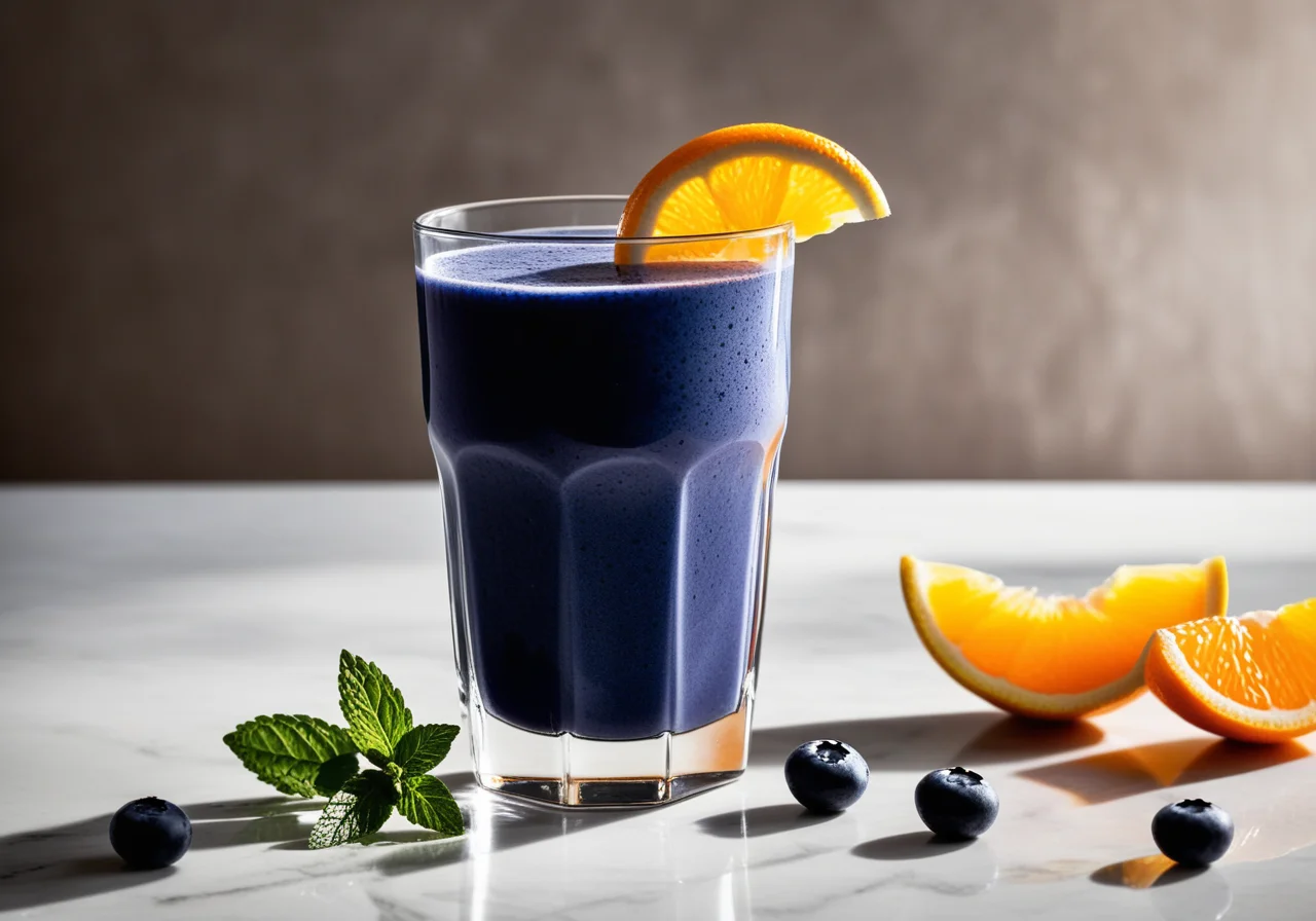 Blueberry Yogurt Drink