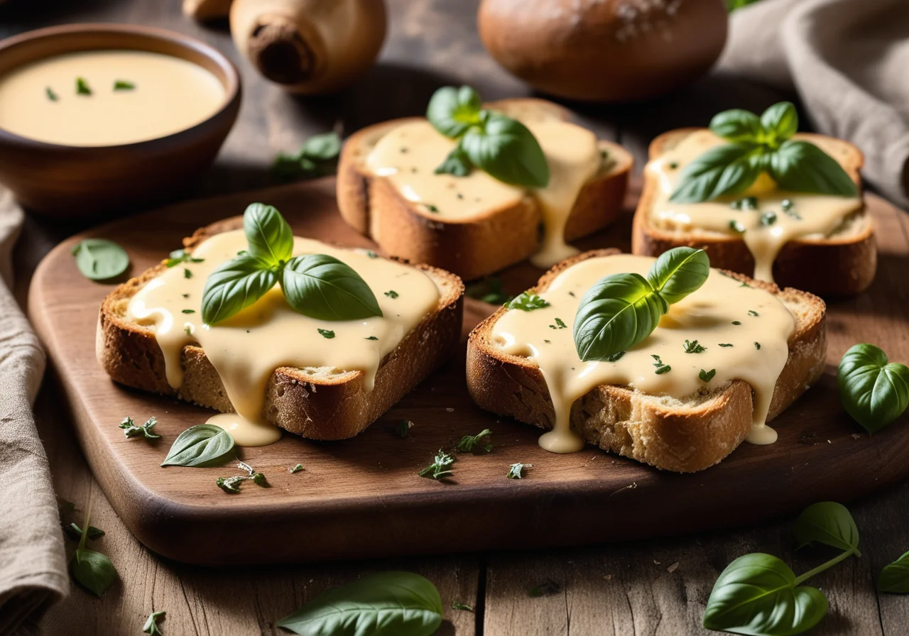 Champignon Cheese Toast