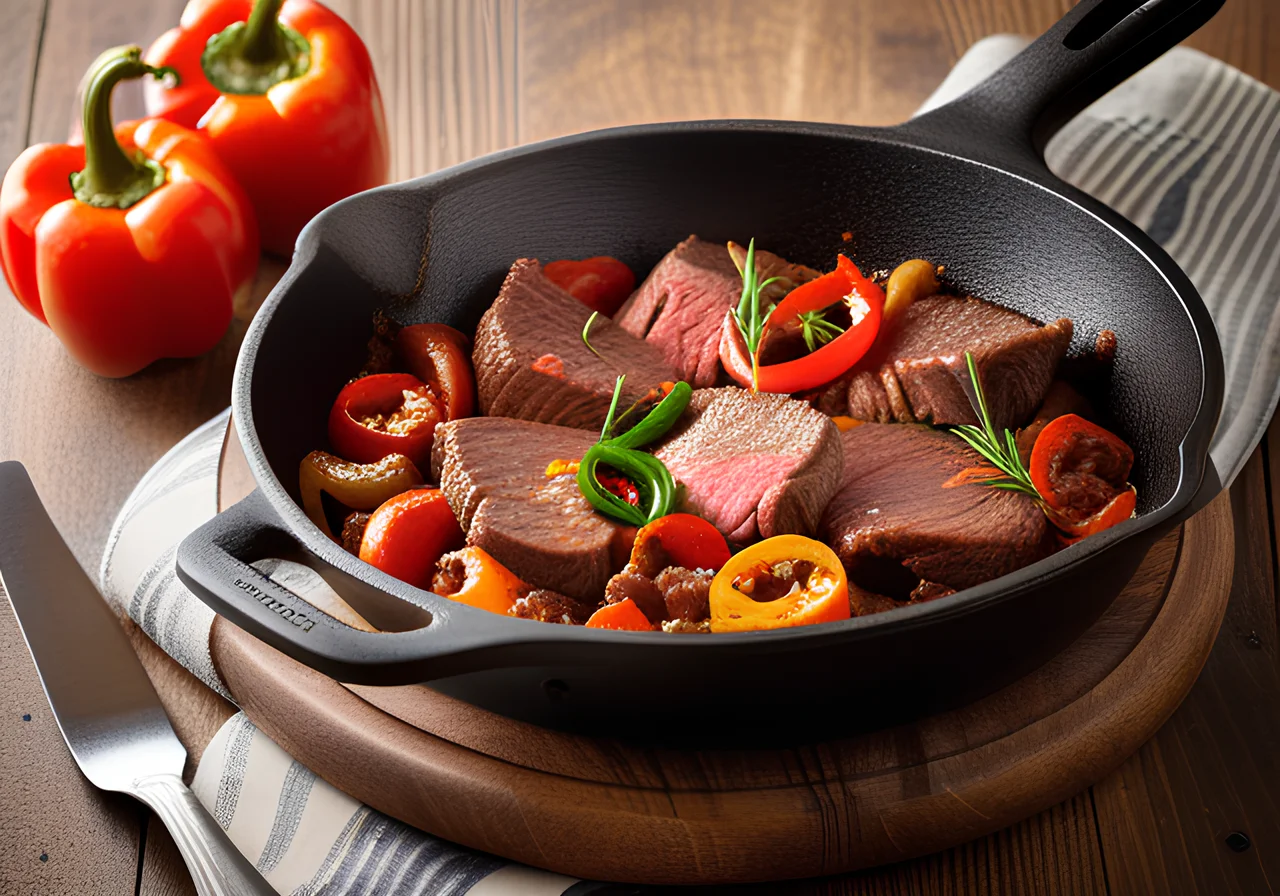 Beef and Paprika Skillet