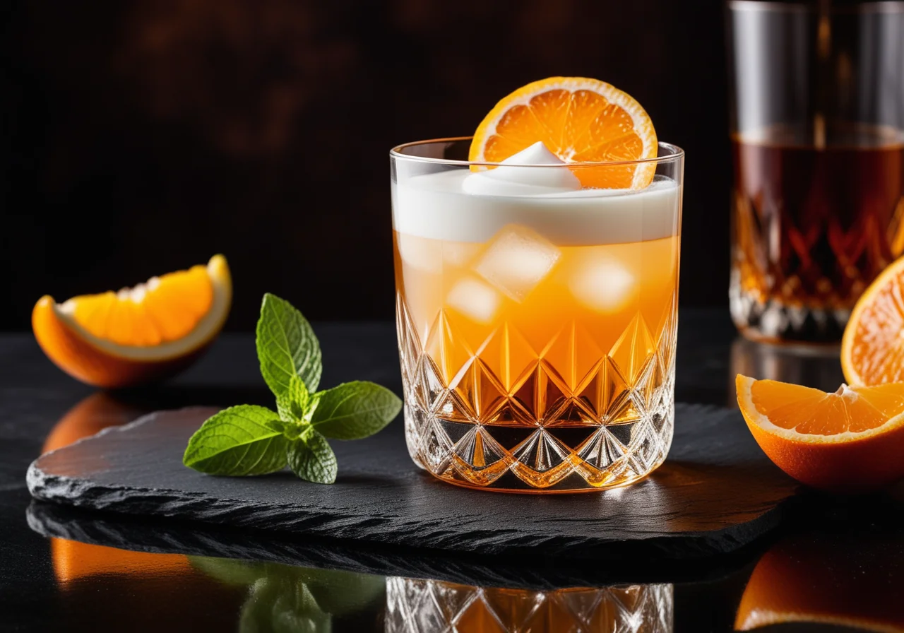 Egg Liqueur with Orange and Vanilla